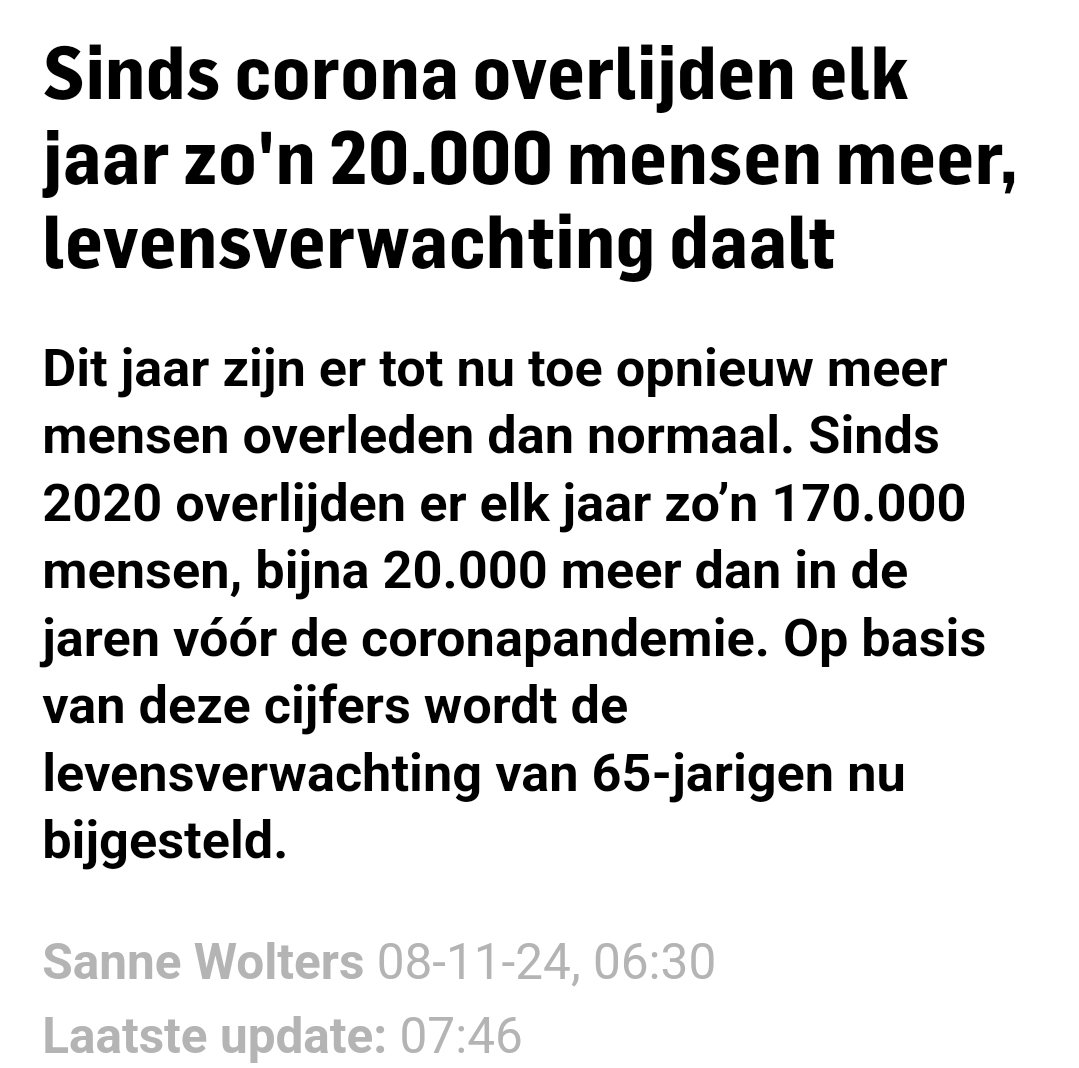 Vinden we dit het nieuwe normaal? Leven met het virus?

ad.nl/binnenland/sin…