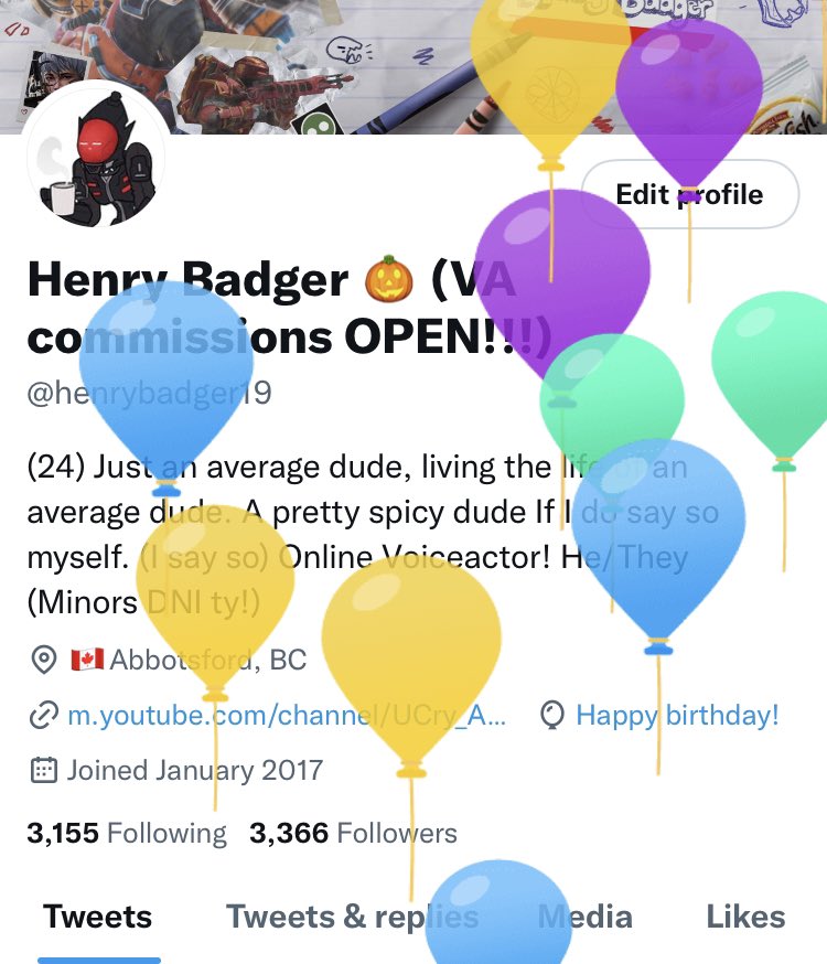 Henry Badger 👽 (Voice Acting commissions OPEN!!!) tweet media
