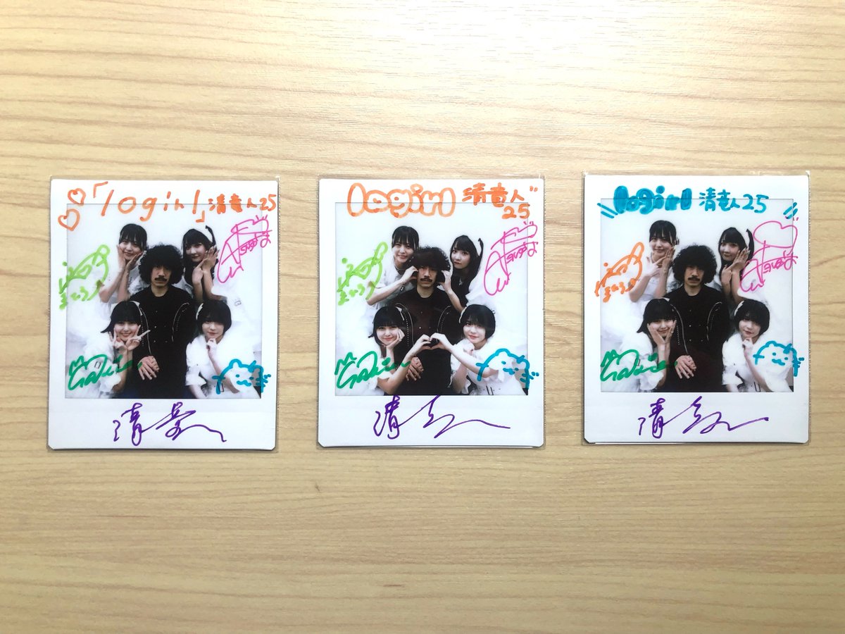 LoGiRL2015's tweet photo. 【フォロー＆リツイート】
 #清竜人25 直筆サイン入りチェキを抽選で3名様にプレゼント🎁

応募方法
1 @LoGiRL2015 をフォロー
2 当ツイートをRT
〆切は11/14 23:59まで
詳細はリプライ欄にて

▼ 特別インタビュー企画「Dig for Enta！」
https://t.co/h8omEeXudf

#logirl #プレゼント https://t.co/CdMSmrulzo