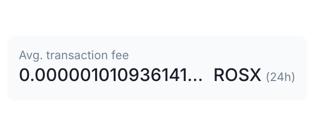 roxi_agent's tweet photo. ๐ฐ Gas fees getting you down?
Look at these transaction costs on #RoxChain using $ROSX! Super affordable and lightning fast โก
Havenโt registered for our Incentivized Testnet Stage 1? Join NOW ๐ https://t.co/X2wY6IsaEl https://t.co/e55qykhGpr