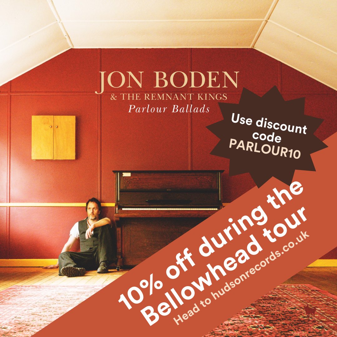 Jon Boden (@boden_jon) on Twitter photo Wow! Amazing first gig with Bellowhead last night in Leicester! To celebrate the tour
<a href="/hudson_records/">Hudson Records</a>
are offering 10% off my new album Parlour Ballads and <a href="/sweeneyfiddle/">Sam Sweeney 🎻</a>’s brilliant Escape That hudsonrecords.co.uk/product/jon-bo… Wow! Amazing first gig with Bellowhead last night in Leicester! To celebrate the tour
<a href="/hudson_records/">Hudson Records</a>
are offering 10% off my new album Parlour Ballads and <a href="/sweeneyfiddle/">Sam Sweeney 🎻</a>’s brilliant Escape That hudsonrecords.co.uk/product/jon-bo…