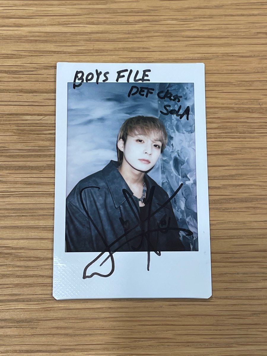 boysfile_jp's tweet image. 【フォロー＆RP企画】 
『BOYS FILE Vol.18 LIVE』 発売中！✨

本日は #DefClass の #SOLA さんです！

(@boysfile_jp)と(@DefClass_Sola)を 
フォロー&amp;amp;このポストをRPしたら応募完了！ 
※発送は1月末以降

■応募期間は2024年12月31日23:59迄■
ぜひGETしてね！
#BOYSFILE
