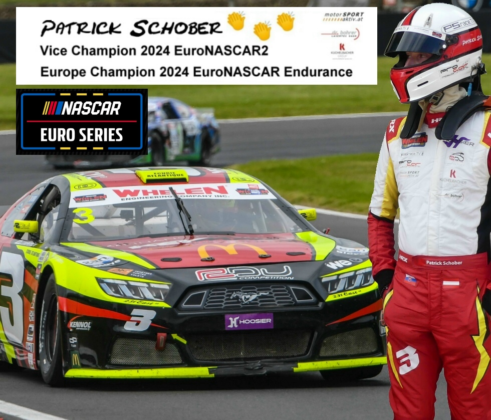 PSraceTV's tweet photo. I am proud to be the most successful Austrian in NASCAR history alongside Mathias Lauda, Philipp Lietz and Florian Renauer.
And by the way also the most successful Slovak.
Vice Champion of EuroNASCAR2 and European Champion in EuroNASCAR Team Endurance. https://t.co/0QXXa8Xtrz