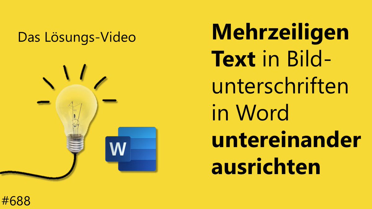 #DLV 688: Wird in Word eine mehrzeilige Bildunterschrift eingefügt, beginnt der Text in der zweiten Zeile direkt am linken Rand unter der Beschriftung „Abbildung“. Wie es übersichtlicher geht, wissen Kai Schneider und Markus Hahner.  t1p.de/DLV688 #daloevi