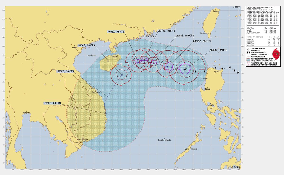 LimWeather's tweet photo. #Typhoon #Yinxing NW of N #Luzon,#Philippines after two landfalls down to 105mph C2 to peak 2nd time at 115mph C3 #Hainan,#HongKong,#Macau,W #Guangdong,S #China,C #Vietnam interests should now watch closely!
#Wxtwitter #Wxx #ε°ι’¨22ε· #MarcePH #Hue #DaNang #Sanya #TyphoonYinxing https://t.co/21w2wbWu0P