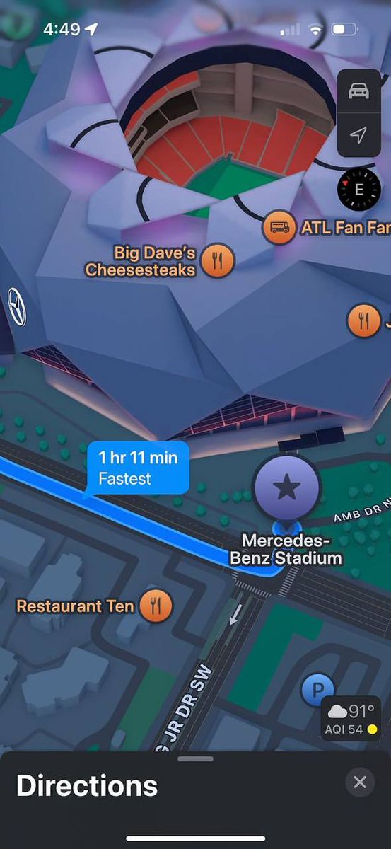 TheAppleDesign's tweet photo. Difference between Apple Maps vs Google Maps is striking 🤯 https://t.co/bu6XTh06nB