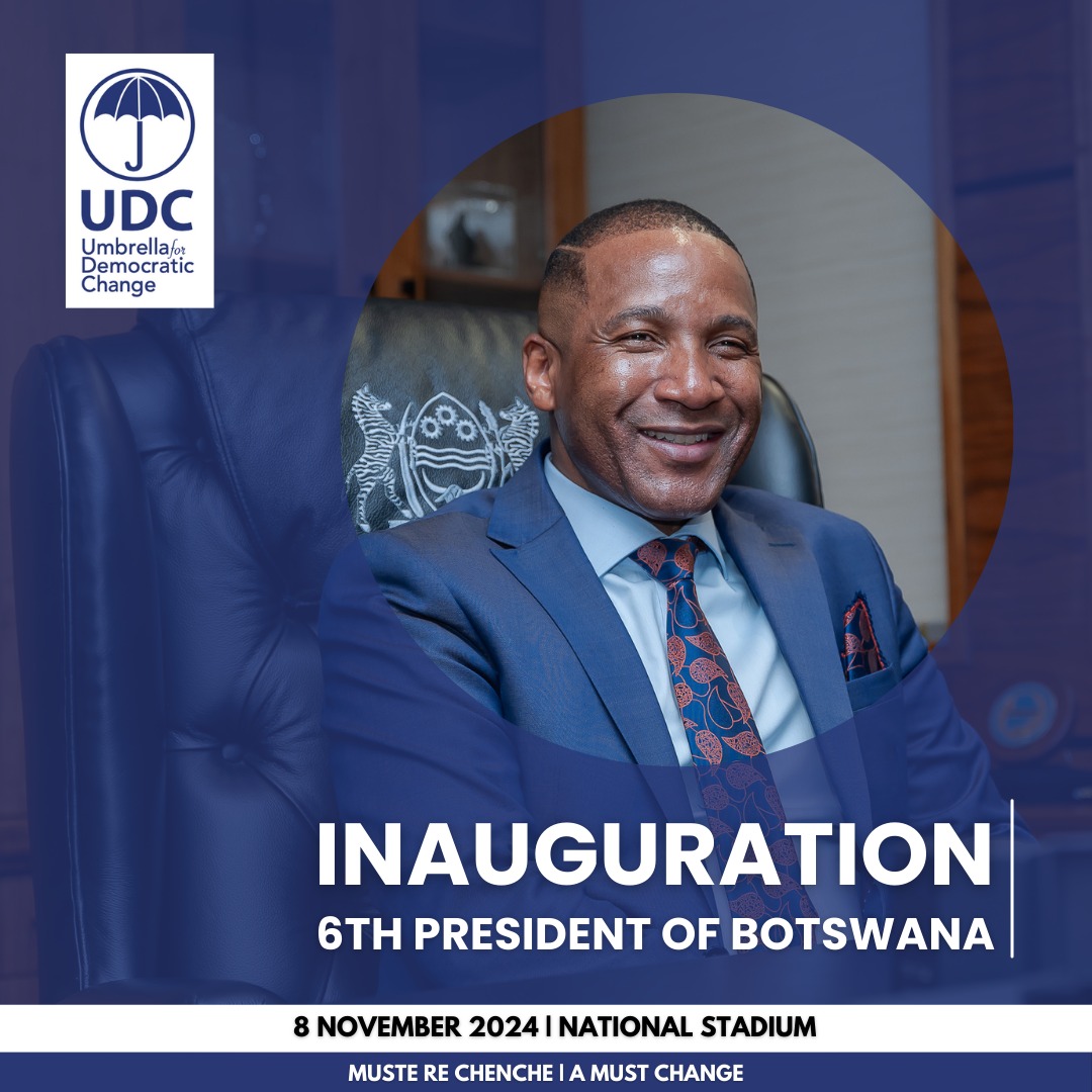Ndaba_Gaolathe's tweet image. A HISTORIC MOMENT

The people of Botswana and friends of our dear nation have descended upon the Botswana National Stadium to commemorate the inauguration of the 6th President of the Republic of Botswana.

We join in great joy and renewed hope. We stand in the renewed hope for A…