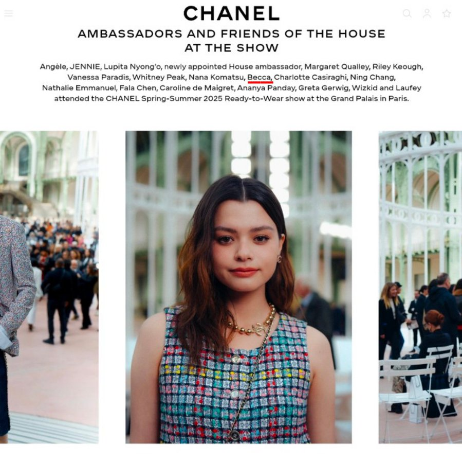 vponq's tweet image. 20241002 Also at the CHANEL Website 🖤
@AngelssBecky so proud of you

REBECCA X SG CHANEL BEAUTY
#chanelbeautyxbecky