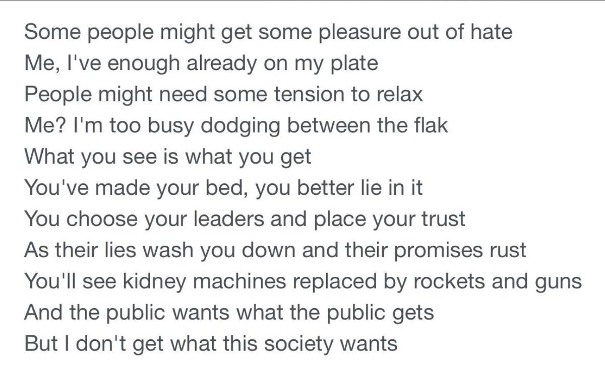 sarfrazmanzoor's tweet image. Paul Weller wrote these words in 1980 but they could have been written this week. ('Going Underground' by The Jam)