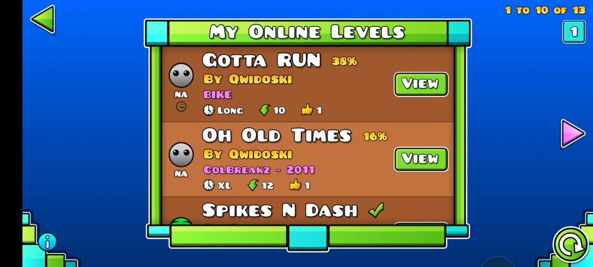qwidoskiPL2447's tweet photo. @TheRealGDColon  Can you take a look at my level "Gotta run" and rate it (1-10)? https://t.co/inEgrNqPkO