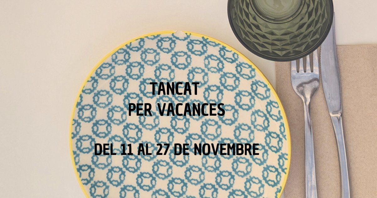 ✨ Ens agafem uns dies de descans per
recarregar energies i tornar amb més força. 🌿
Tanquem temporalment, però el 28 estarem de tornada llestos per continuar creant moments inoblidables. Gràcies per la vostra comprensió i ens veiem molt aviat! 😊

#loquiosc #restaurant #pallars