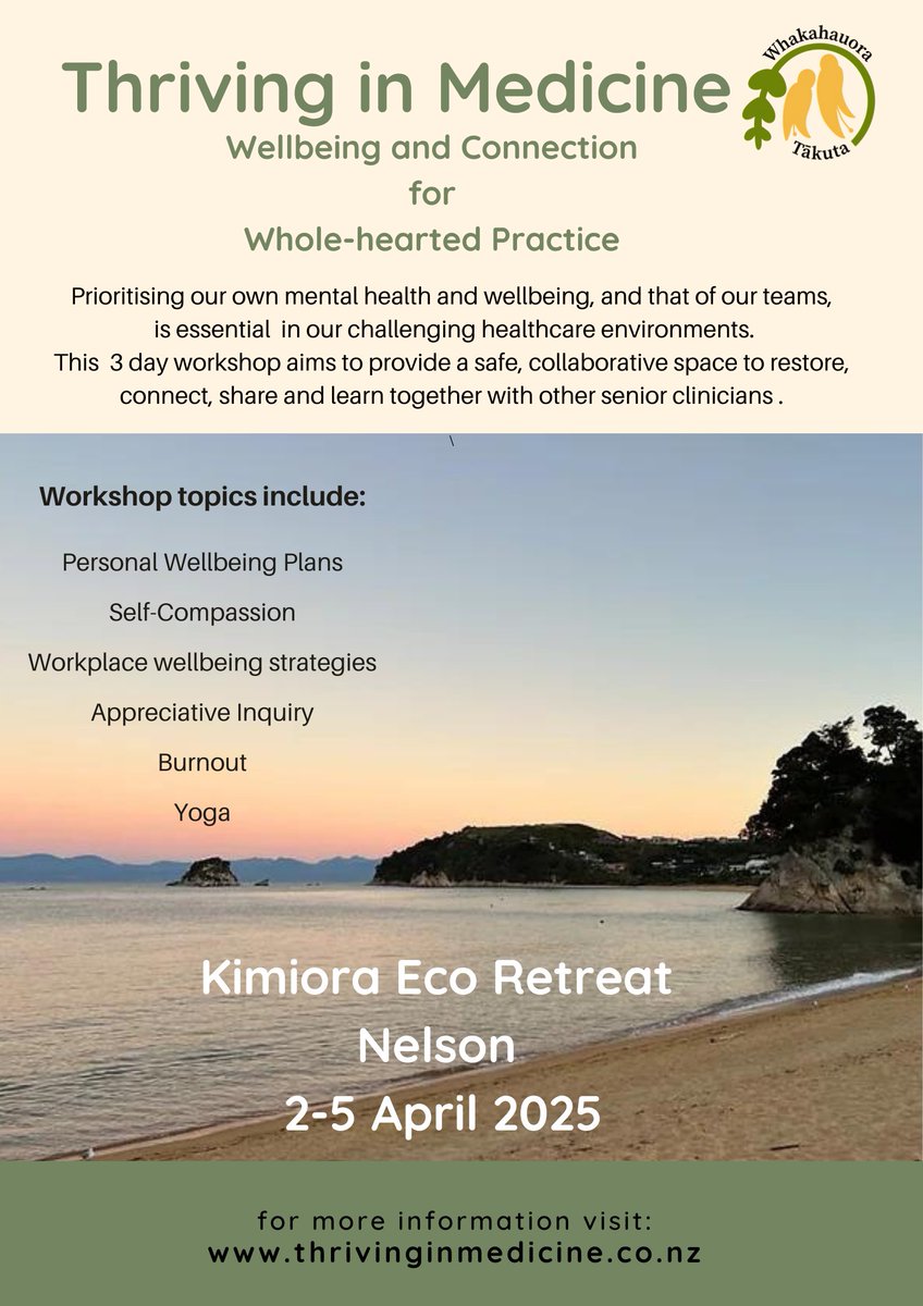 Looking for a way to recharge and reconnect with what keeps us well as senior clinicians in 2025? Come join us at our 2025 retreat.