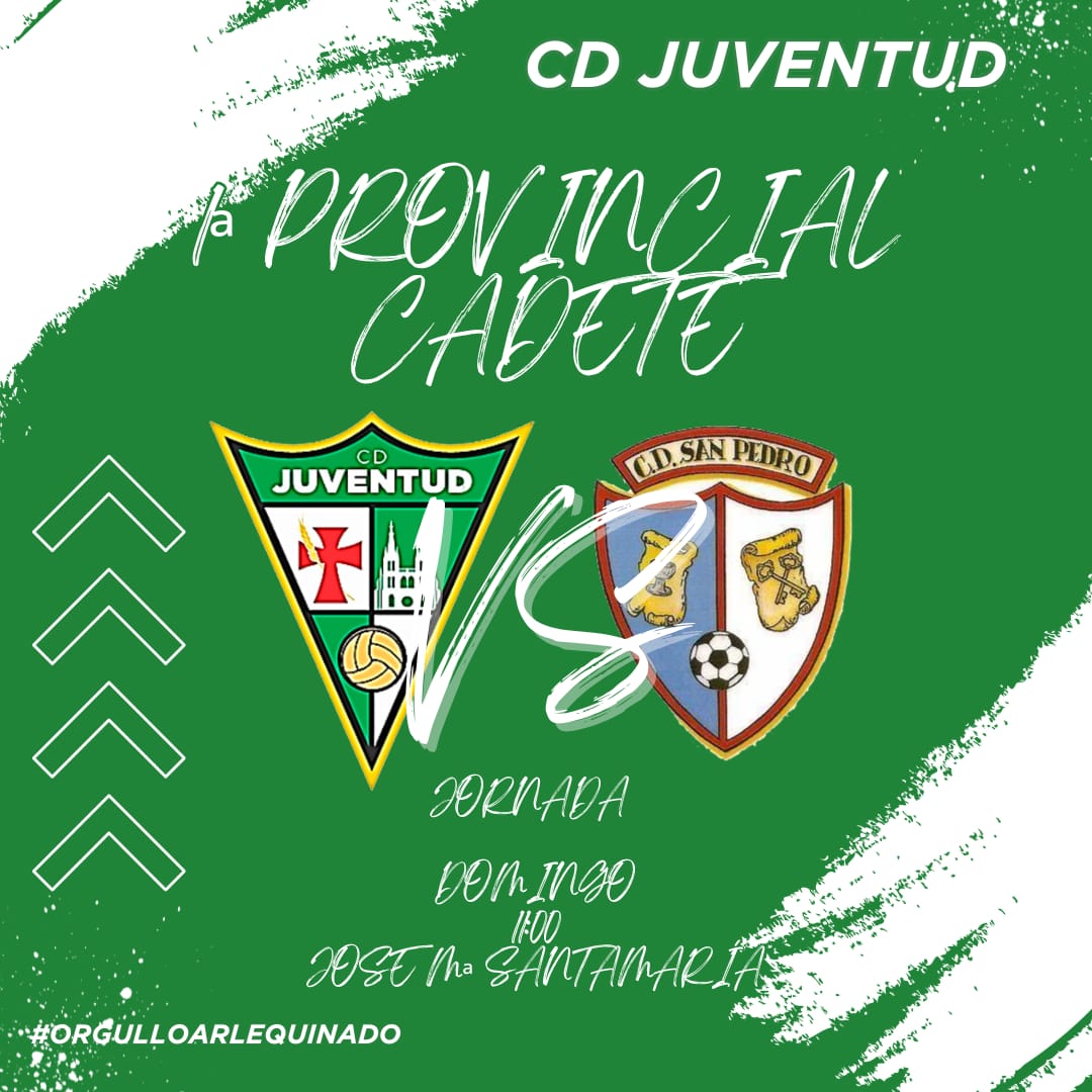 CDJuventudDC's tweet photo. 𝑪𝑨𝑫𝑬𝑻𝑬 𝑨 ⚽ 

Tras dos semanas de dudas, el Cadete A volvió, la semana pasada, a la senda de los +3.

Este fin de semana, los pupilos de Zama, Adri y Amoretti quieren aumentar su racha enfrentándose al líder del grupo.

📆Domingo 10
🕒11h
🆚 CD San Pedro
📍Jose Mª Stamaría https://t.co/3OH8tKkLt4