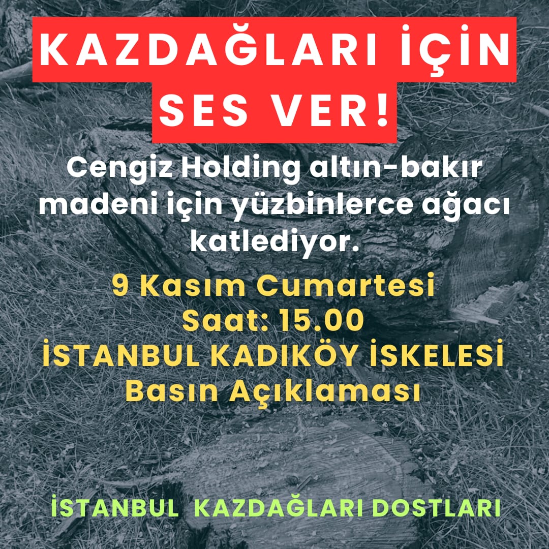 Cengiz'in kıyımına karşı mücadeleyi büyütmeye tüm yoldaşlarımızı davet ediyoruz!

Kurumumuzun da imzacısı olduğu basın açıklaması, 9 Kasım 15.00'da Kadıköy İskelesinde olacaktır.
<a href="/SMFistanbul_/">SMF İstanbul</a>   <a href="/LMeclisleri/">Lise Meclisleri</a>