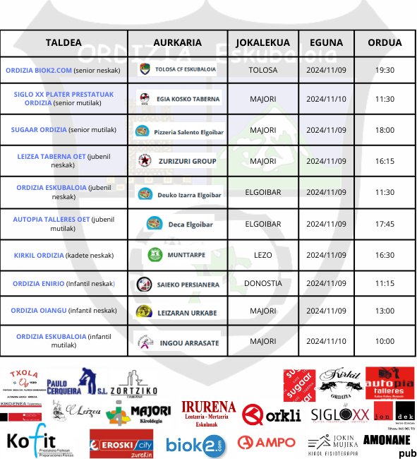 ORDIZIA ESKUBALOIA tweet media