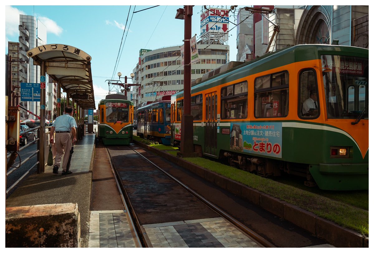 iti_1_photos's tweet photo. Kagoshima Tram. https://t.co/LhpSNdGdbv