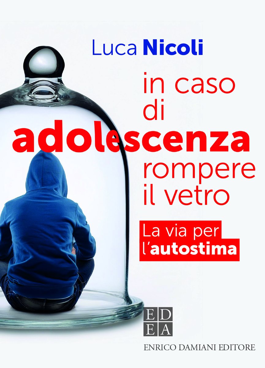 È da oggi disponibile in libreria "In caso di adolescenza rompere il vetro. La via per l'autostima" di Luca Nicoli. Non un manuale del perfetto genitore, ma una riflessione schietta e chiara su come seminare l’autostima in noi stessi e nei nostri figli: bit.ly/Incasodiadoles…