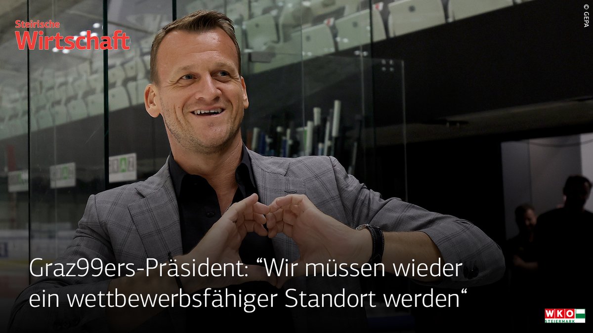 Als Unternehmer und „Graz99ers“-Präsident hat Herbert Jerich geschafft, was er von der Politik fordert: „Wir müssen wieder ein wettbewerbstauglicher Standort werden.“ Zum ganzen Interview 👉 bit.ly/4erIfTj