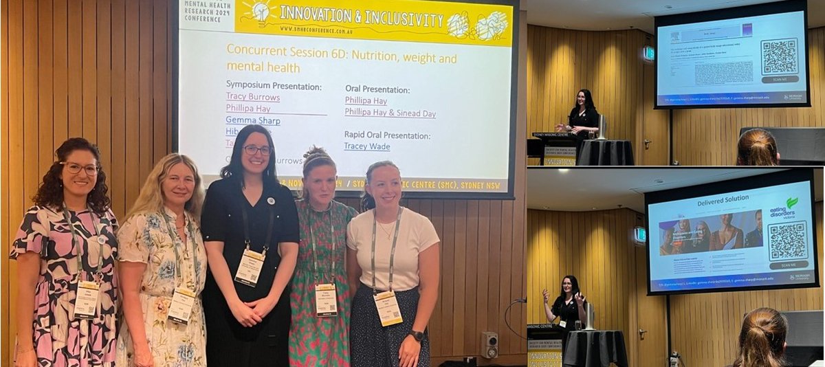 Professor Gemma Sharp (@gemmasharp11) on Twitter photo Great time at <a href="/SMHR/">SMHR</a> #Conference #SMHR2024 w/ <a href="/HibaJebeile/">Hiba Jebeile</a> <a href="/GabbyLubi/">Gabriel Lubieniecki</a> <a href="/ProfTBurrows/">Tracy Burrows</a> Phillipa Hay <a href="/EColtonPsych/">Emily Colton (she/her)</a> <a href="/morton_emm/">Emma Morton</a> chatting about #WeightStigma #EatingDisorders #Menopause Genital #BodyImage ♥️ <a href="/UQPsych/">UQPsych</a> <a href="/UQ_News/">UQ News</a> <a href="/STMneurosci/">Monash STM Neuroscience</a> <a href="/MonashSTM/">Translational Medicine at Monash University</a> <a href="/Monash_FMNHS/">Monash Medicine, Nursing and Health Sciences</a> <a href="/MonashUni/">Monash University</a> <a href="/ED_Victoria/">Eating Disorders Victoria</a> Great time at <a href="/SMHR/">SMHR</a> #Conference #SMHR2024 w/ <a href="/HibaJebeile/">Hiba Jebeile</a> <a href="/GabbyLubi/">Gabriel Lubieniecki</a> <a href="/ProfTBurrows/">Tracy Burrows</a> Phillipa Hay <a href="/EColtonPsych/">Emily Colton (she/her)</a> <a href="/morton_emm/">Emma Morton</a> chatting about #WeightStigma #EatingDisorders #Menopause Genital #BodyImage ♥️ <a href="/UQPsych/">UQPsych</a> <a href="/UQ_News/">UQ News</a> <a href="/STMneurosci/">Monash STM Neuroscience</a> <a href="/MonashSTM/">Translational Medicine at Monash University</a> <a href="/Monash_FMNHS/">Monash Medicine, Nursing and Health Sciences</a> <a href="/MonashUni/">Monash University</a> <a href="/ED_Victoria/">Eating Disorders Victoria</a>