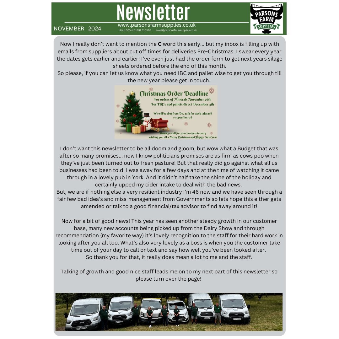 Parsons Farm supplies ltd tweet media