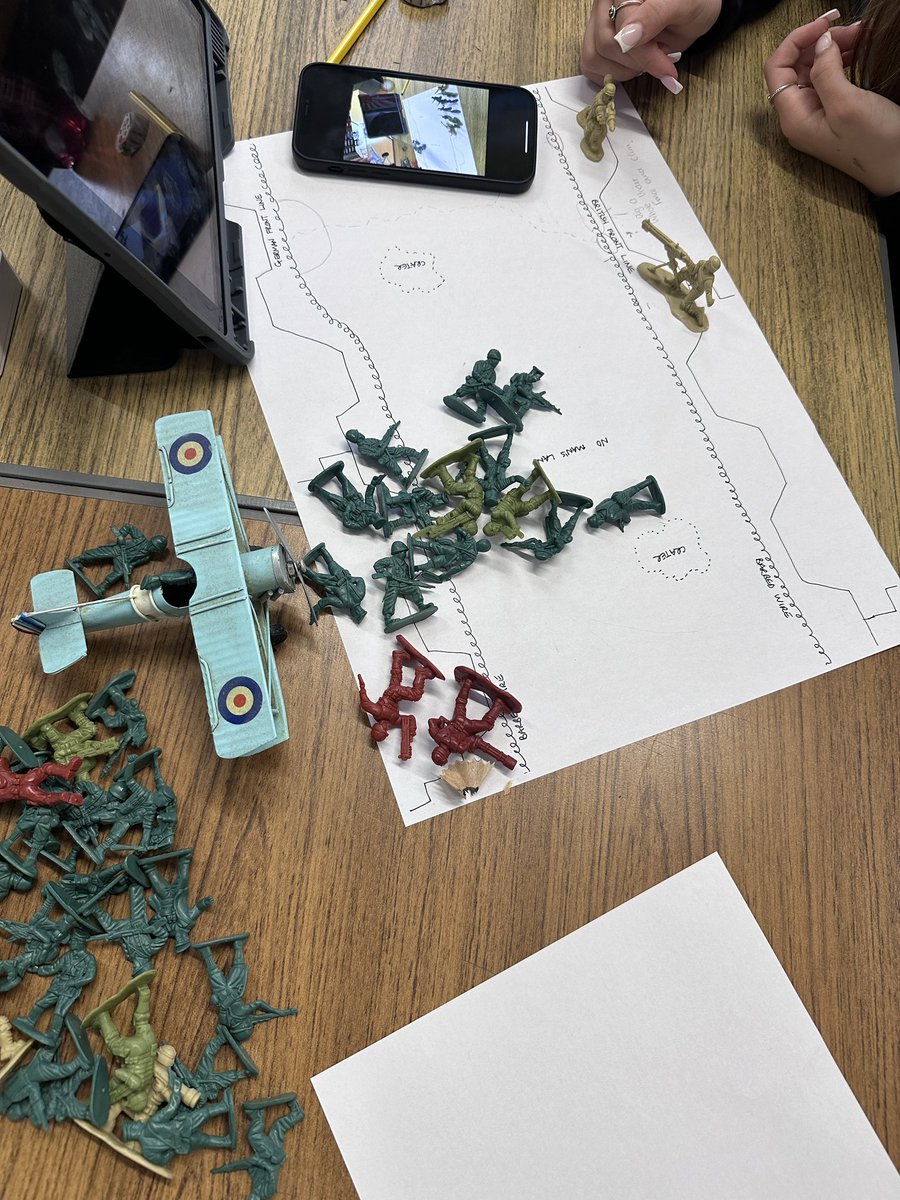 Nat 5 Historians trying to break the stalemate on the Western Front, almost at the point of Remembrance Day (we don’t have a class together on Monday) We will remember.