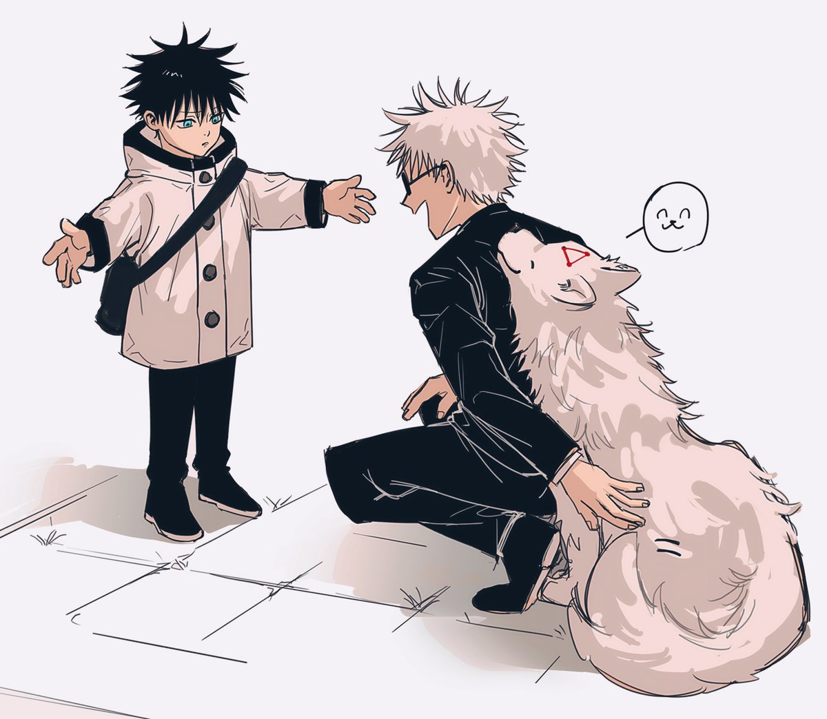 Siveryfoku's tweet photo. 球：迷い犬の特徴を説明してる🙌 https://t.co/jz9WVGa5cm