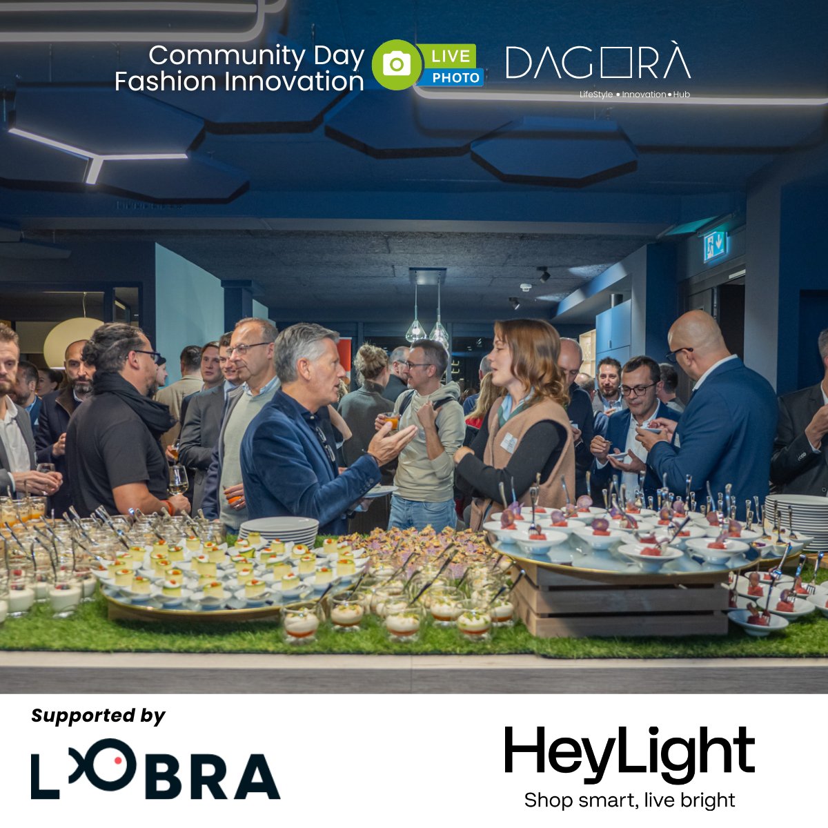 Dagora_official's tweet photo. Our 𝐂𝐨𝐦𝐦𝐮𝐧𝐢𝐭𝐲 𝐃𝐚𝐲 𝐅𝐚𝐬𝐡𝐢𝐨𝐧 𝐈𝐧𝐧𝐨𝐯𝐚𝐭𝐢𝐨𝐧 brought together leaders, experts, and innovators. A heartfelt thank you goes to our speakers, who shared ideas, and success stories.. We would also like to thank our sponsors, LOBRA and HeyLight AG. https://t.co/ofTssJWnZ4