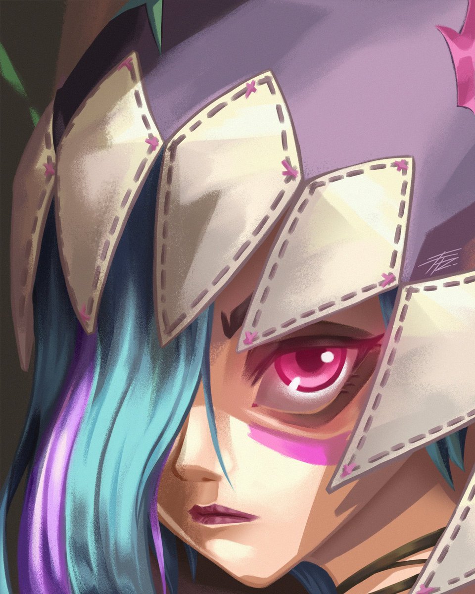 FenFenz_'s tweet photo. To watch it all burn. 

#Arcane #ArcaneArt #ArtofLegends https://t.co/7oNozghQOa