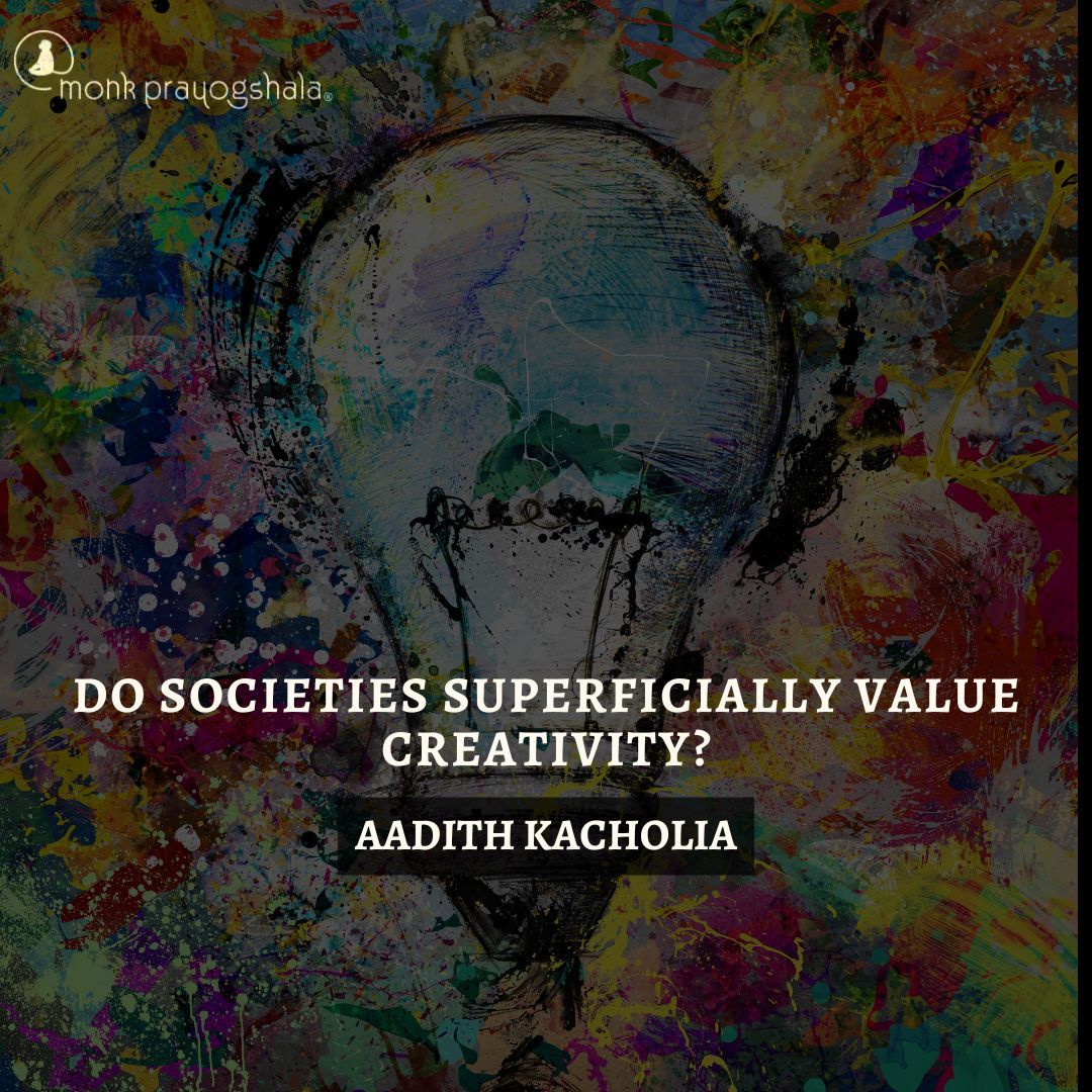 monkprayogshala's tweet photo. 📌#blogalert
Read @Aadith_Kacholia 's "Do societies superficially value #creativity?" for this week's #blog!
Link: https://t.co/qO7rVmshkK
#psychology #creativityresearch #academicresearch #monkprayogshalaresearch #readourblog https://t.co/wumTTnPsJK