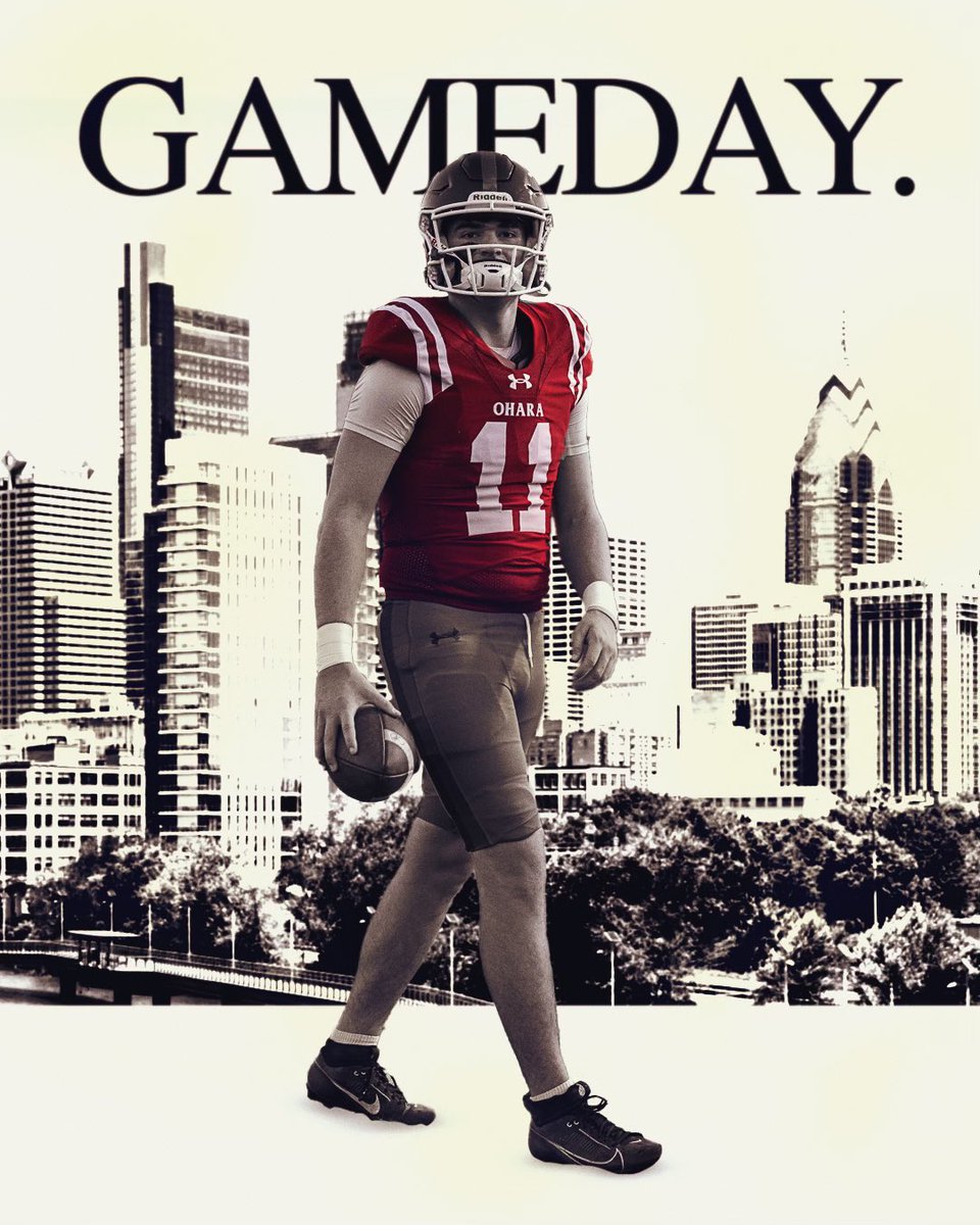 OHara_Football's tweet photo. It’s time #gameday 

@kutieps https://t.co/mrsw8z4tcK