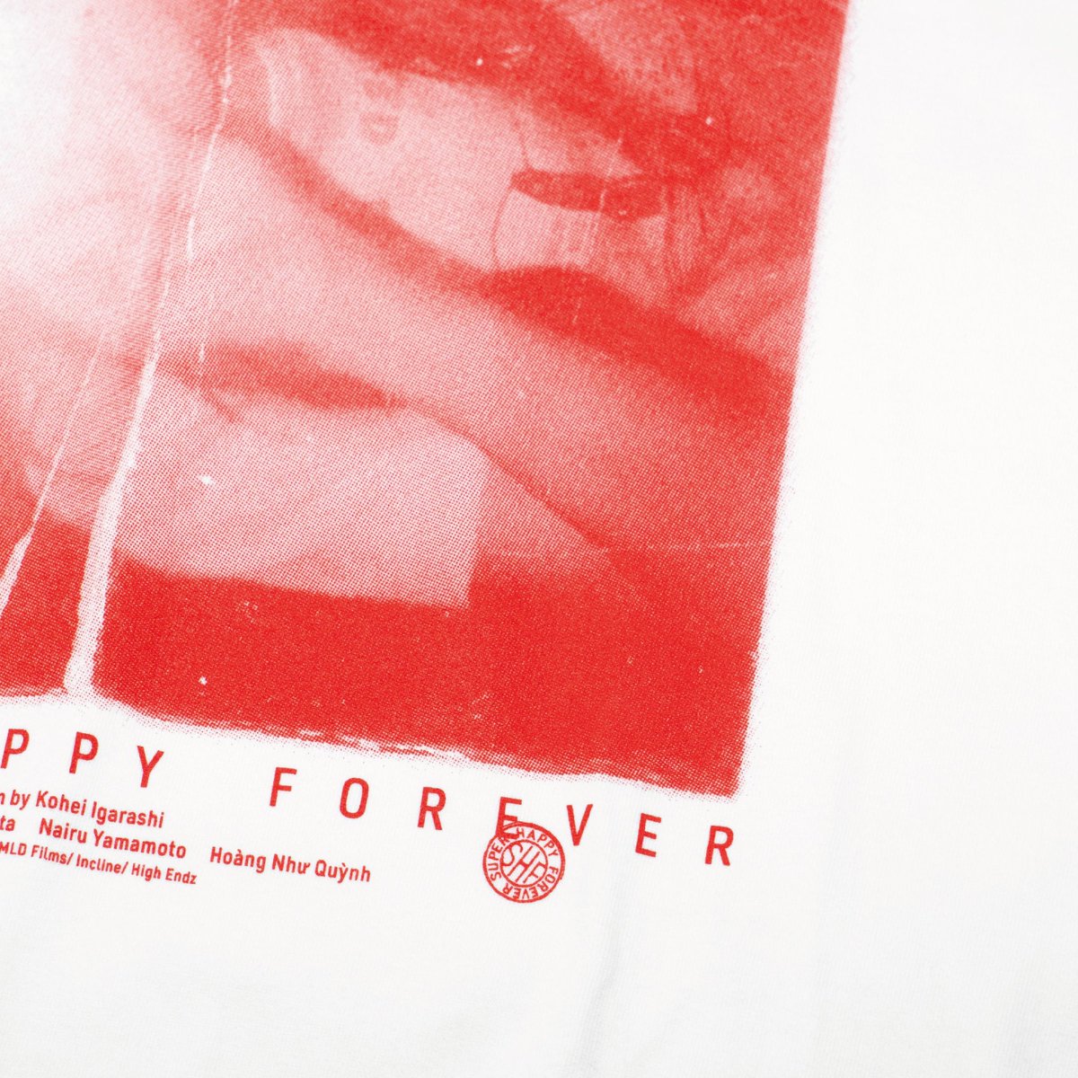 オリジナルTシャツ SUPER HAPPY FOREVER 映画 Tシャツ HAPPY SUPER