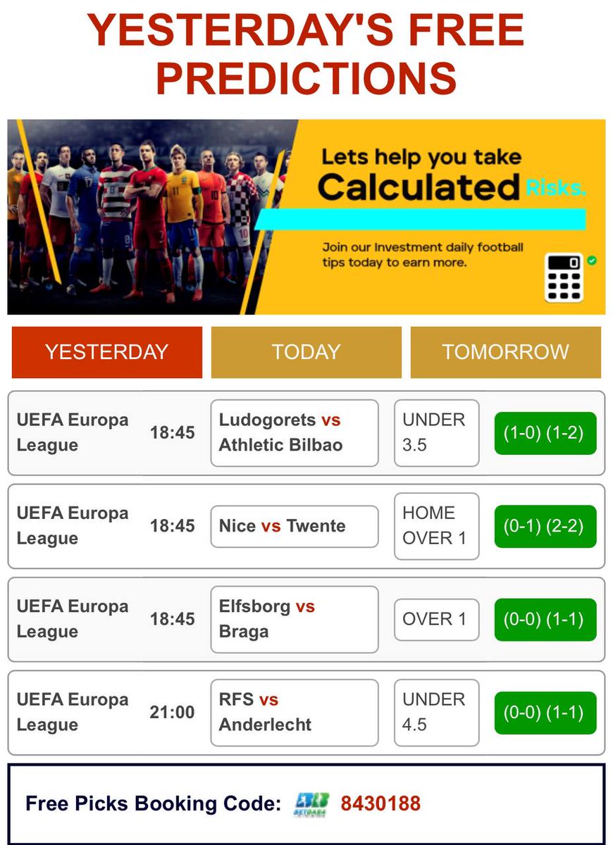 BetPro_360's tweet photo. YESTERDAY'S FREE PICKS BOOMED!
WHO WON THIS?
VISIT https://t.co/ECG1J7WZTk FOR MORE FREE GAMES
National Grid All 400 Alex Ikwechegh Noah Trump I AM A PARTAKER Amad PAOK America Nani Sheep Amen #TheMartellTower #ObasekiLegacyProject #SpiritualsTheAlbum #myMTNappPromo3 https://t.co/PJiwNIVI2f