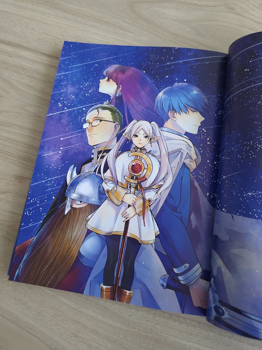 MrDeriv's tweet photo. Artbook de Frieren reçu. Mon coup de cœur de 2023 🙂‍↕️ https://t.co/25FumKrXQP