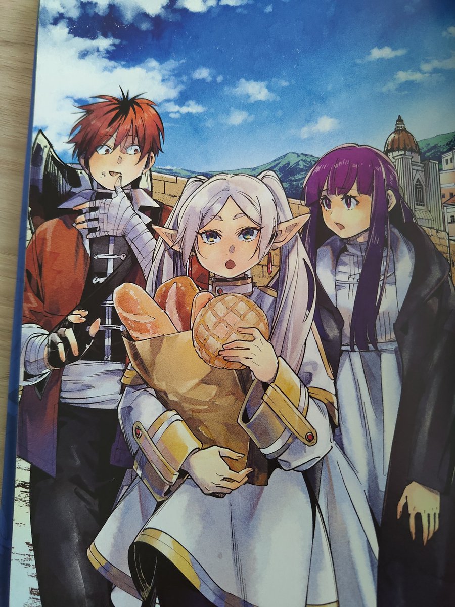 MrDeriv's tweet photo. Artbook de Frieren reçu. Mon coup de cœur de 2023 🙂‍↕️ https://t.co/25FumKrXQP