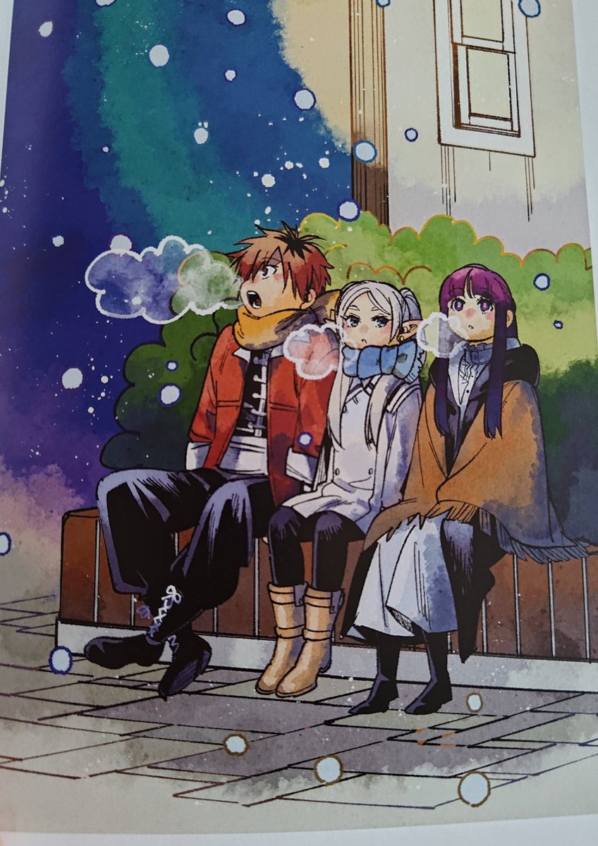 MrDeriv's tweet photo. Artbook de Frieren reçu. Mon coup de cœur de 2023 🙂‍↕️ https://t.co/25FumKrXQP