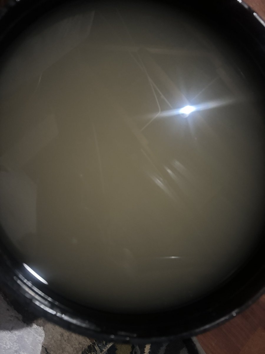 Vince_worldwide's tweet photo. @Radio702 water in Hammanskraal this morning,brown in colour smell oil and sewage https://t.co/EqG1XGUMwy