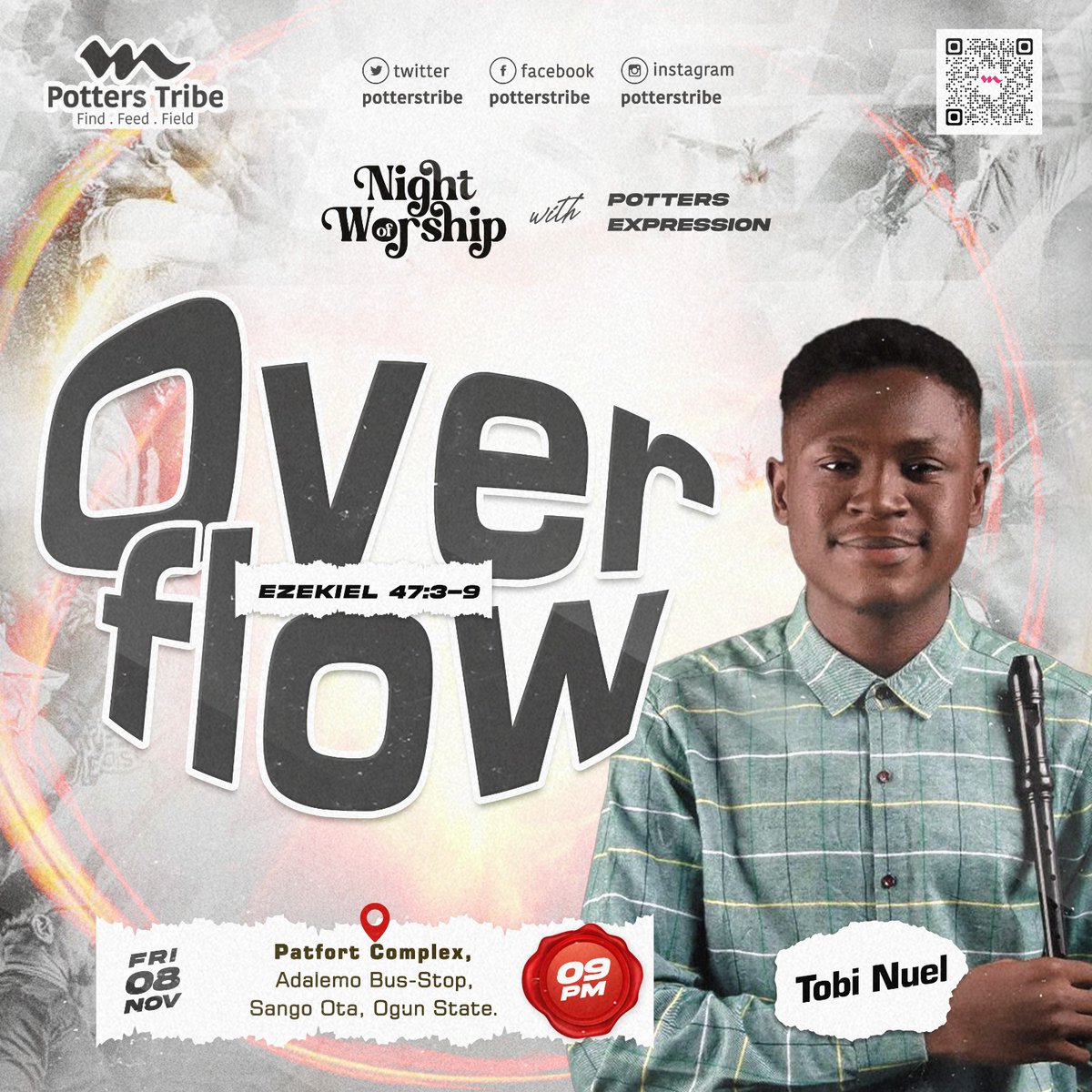 potterstribe's tweet photo. Meet our Guest Ministers 
We HEAR the SOUND of ABUNDANCE,
A MIGHTY release of the SPIRIT upon US
There’s a MIGHTY OUTPOURING of the SPIRIT,
Bringing us into the FULLNESS of CHRIST.

#NOW24
#PottersTribe
#Overflow https://t.co/YJ5NFPAbVf