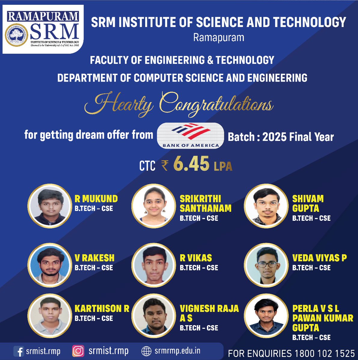 SRM Institute of Science and Technology, Ramapuram (@srmistramapuram ...