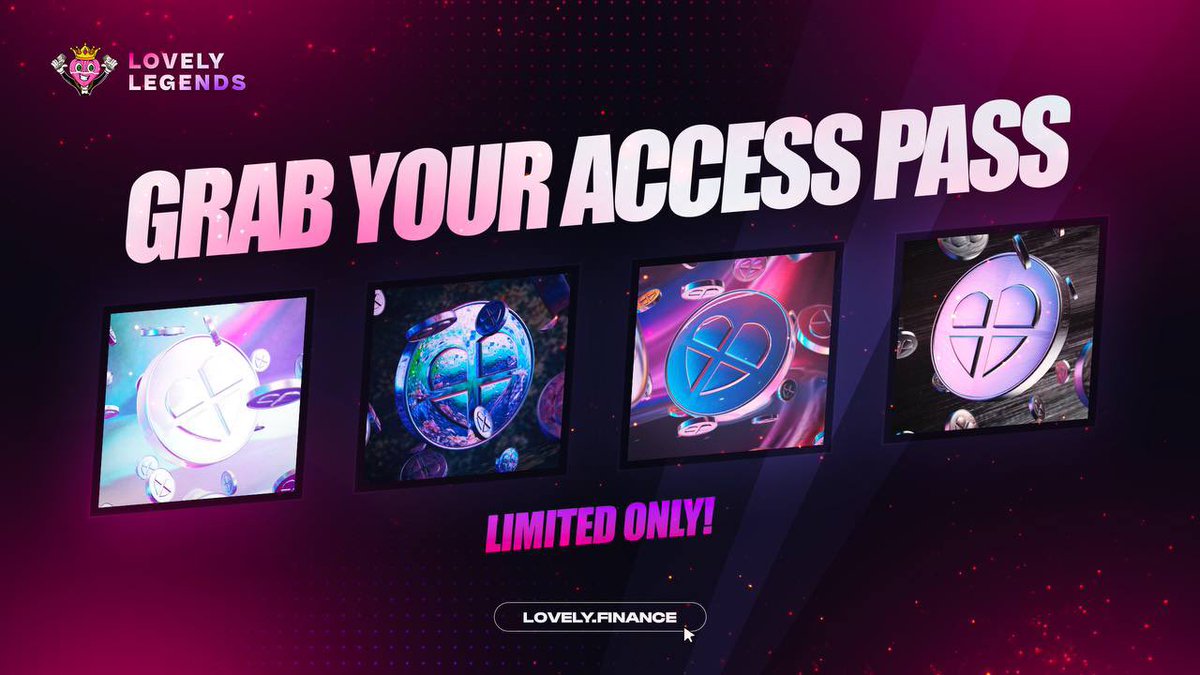 🚀 Access Passes are Live! 🚀

💎 Get exclusive early access to the Neuton ILO with a limited-edition pass! 

These passes are available on a first-come, first-served basis, so grab yours before they’re sold out.

Lovely Legends: t.me/LovelyLegends_…

🌟 The Biggest Committed