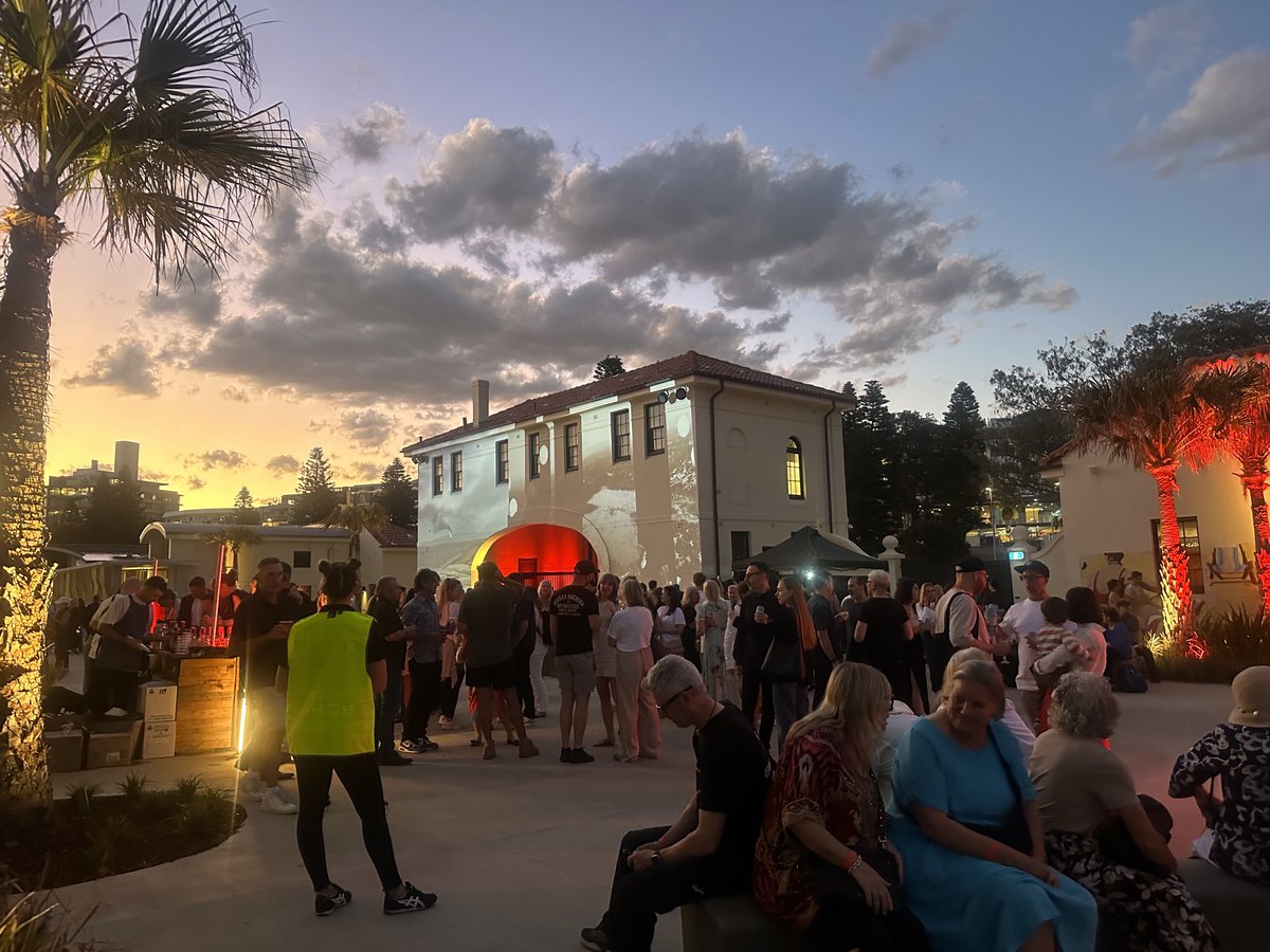 It’s a beautiful night at the Bondi Pavilion for the opening of the Head On Photo Festival