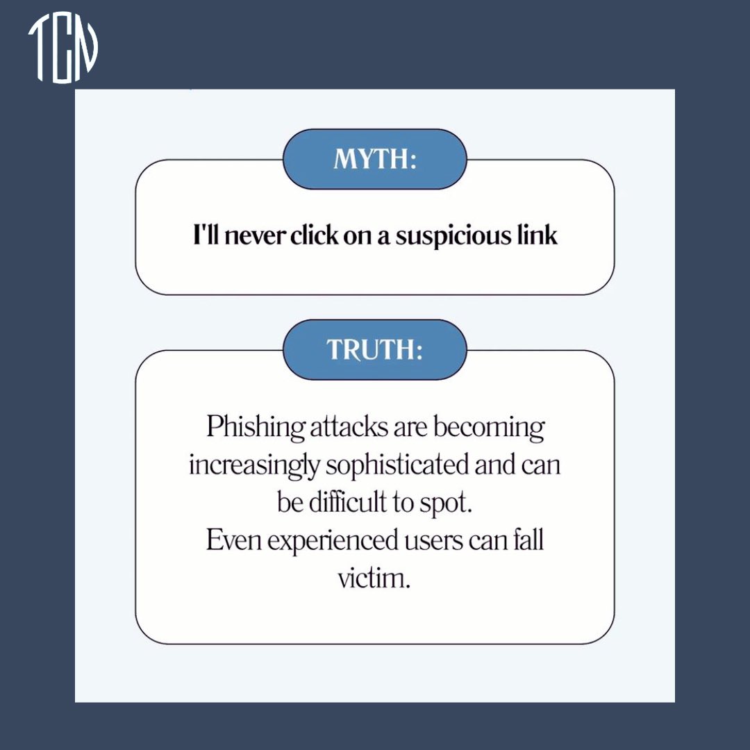 TheCyberNectar's tweet photo. A few myths &amp; facts about cybersecurity to start your week🙃

#cybersecurity #safety #new #november https://t.co/WS9TEAU3HY