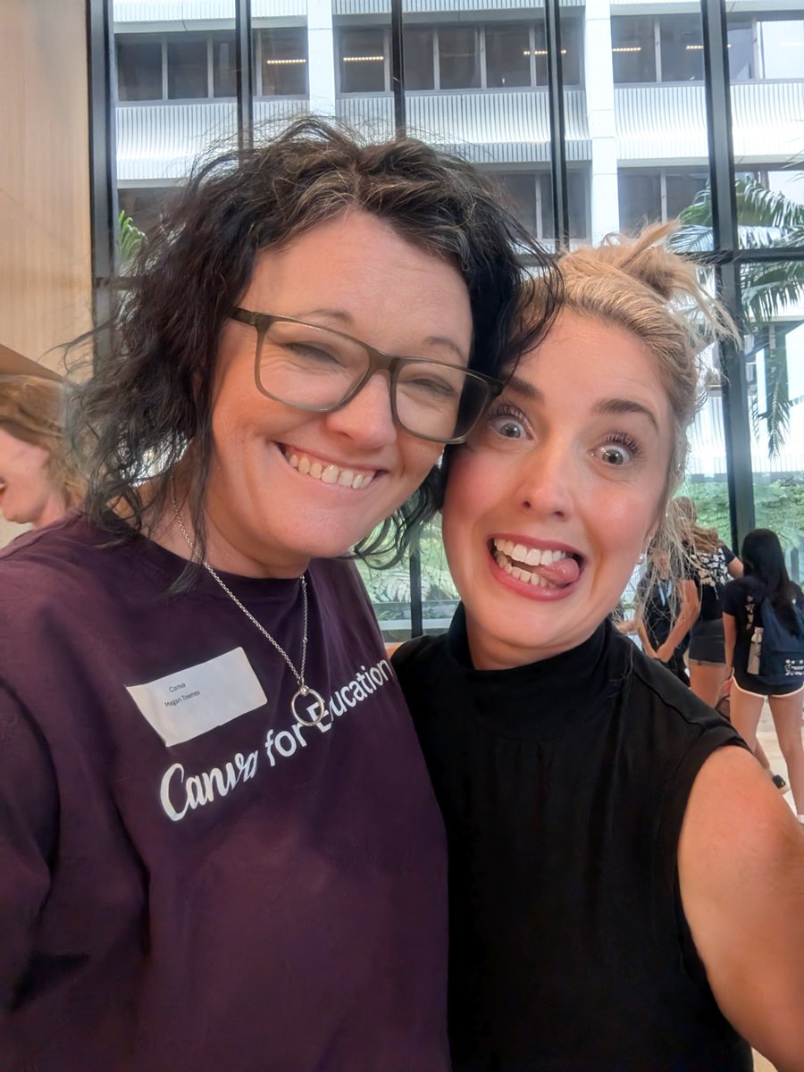 Highlight of my week was hanging out with this legend! <a href="/EduSum/">Summer Howarth</a> you make learning matter! 🥰