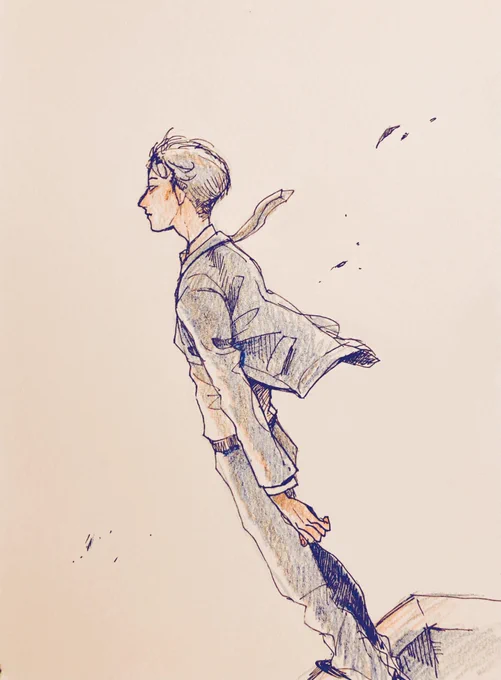 このカワリーノさん好きだな、ほんとはアナログで描くのが一番線は生きる 