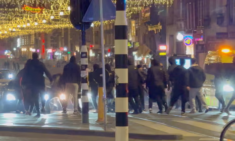 daveatherton's tweet photo. Last night Muslim thugs attacked Jewish football fans in Amsterdam. Here are the ironies. 

-it's Islamophobia Awareness Month in Britain
-tomorrow it will be 86 years since Kristallnacht, where Nazis committed a pogrom against the Jews
-Ajax like Spurs is most associated with having Jewish supporters. Informally Ajax is know as "super Jews"

The reason Spurs, the "Yid army" is associated with having Jewish supporters, is that after attending the Synagogue on Saturday, it was the only First Division club they could get to for a 3 o'clock kick off. 

A train would leave Liverpool Street or Bethnal Green stations to White Hart Lane Station.