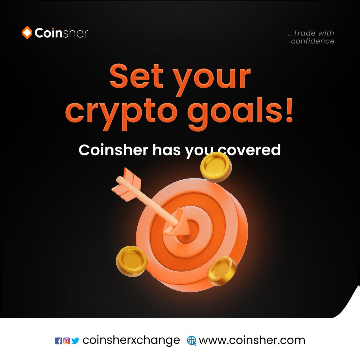 Trader, set your crypto goals. Setting crypto or trading goals will help  you manage your greed and enhance you profitability. Be deliberate...be  strategic! #cryptocurrency #tradingapp #tradingexchange #training  #blockchain #HighLiquidityr