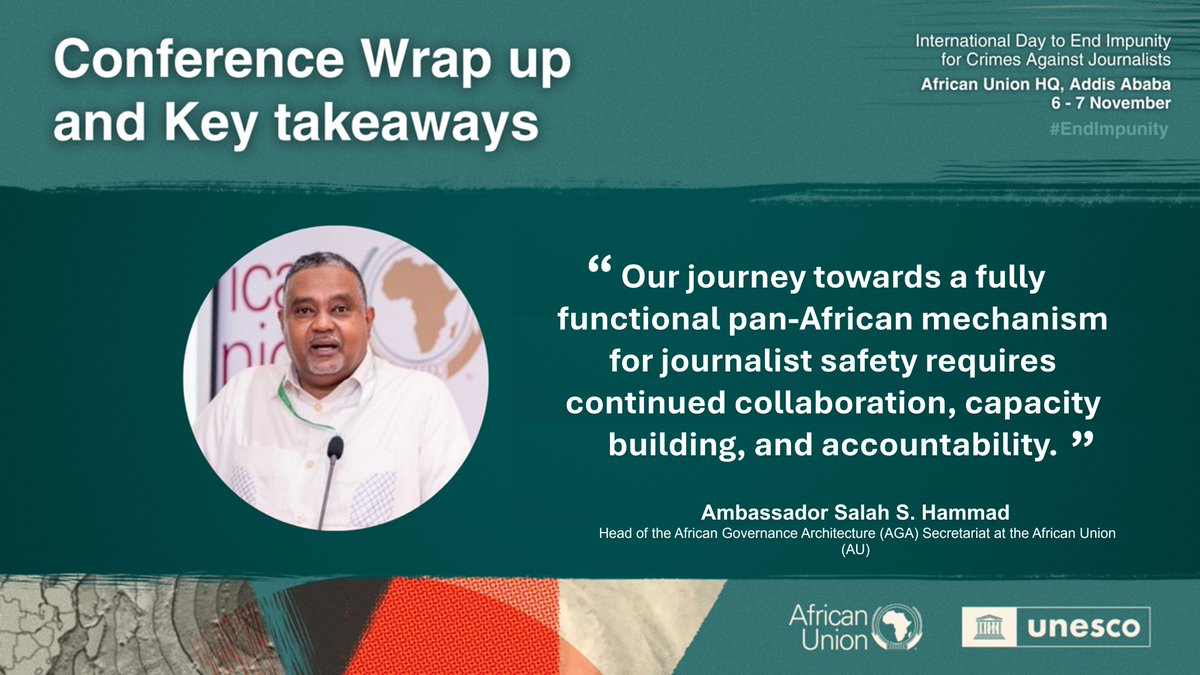 UNESCO_Addis's tweet photo. 📌Words on Marble by @AmbSalahHammad #IDEI2024 Global Conference Closing @_AfricanUnion @AUC_PAPS @UNESCO @TawfikJelassi https://t.co/YqU1dchpft