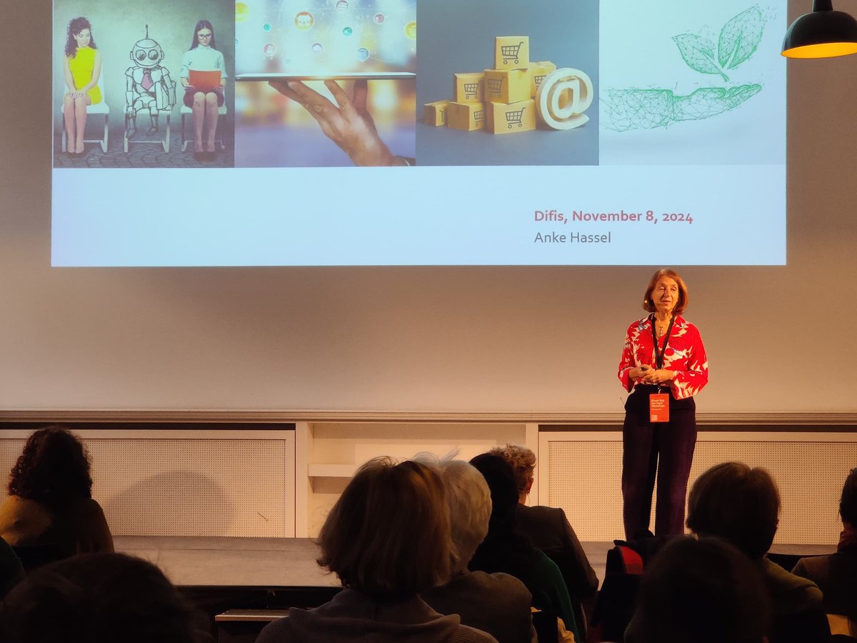 DIFIS https://bsky.app/profile/difis.bsky.social (@difis_org) on Twitter photo Our last day #fisforum2024 and the Social Policy Biennale have started!
<a href="/AnkeHassel/">Anke Hassel</a> with her keynote on „Social Investment, Social Cohesion, and
a Strong Labor Market as the Foundations of an Integrated Welfare State“. 👇🏼 Our last day #fisforum2024 and the Social Policy Biennale have started!
<a href="/AnkeHassel/">Anke Hassel</a> with her keynote on „Social Investment, Social Cohesion, and
a Strong Labor Market as the Foundations of an Integrated Welfare State“. 👇🏼