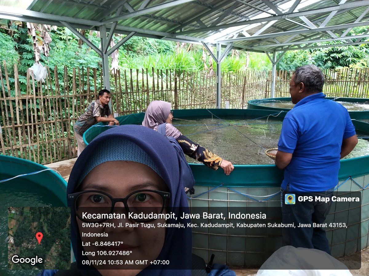 ncisriMuly's tweet photo. Jumat (08/11), Sri Mulyani, Luhkan Kab. Sukabumi, Pokdakan Tirta Fish Farm Ds Gedepangrango Kec Kadudampit,mendampingi tim BBPBAT monev penerima bantuan bioflok #giatluhkansatminkalbogor #skbmi #aktivitas @RislukhanBogor @brpbatpp_bogor @bppsdm_puslatkp https://t.co/B2HS2eSosO