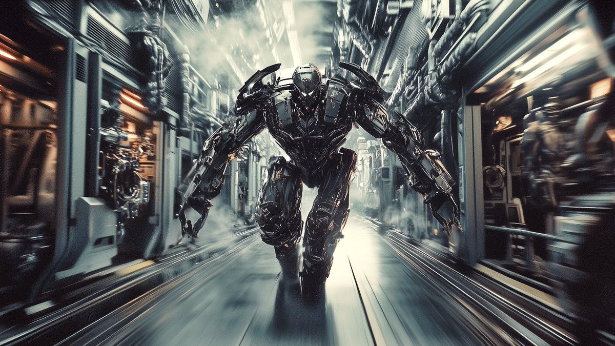 polyjimbo's tweet photo. A new robot in motion.

I experimented a bit with motion blur, and overall, it turned out well. The image captures a sense of motion and dynamics, with a bit of smoke adding to the effect.

#cinematography #epic #grow #concept #art #artist #3D #polyjimbo #Transformers #action https://t.co/lennxFqGcr