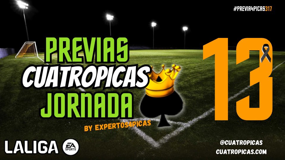 cuatropicas's tweet photo. 😓😓😓

Buscando un poco de normalidad antes del parón ❤️‍🩹🤕, ya está aquí la Previa de la Jornada 13.

La mejor previa 🚦 de los mejores expertos 👨🏻‍💻👨🏻‍💻 en @cuatropicas

Cronistas 📊 11 probables 🎯 Recomendados 🔝

Gana 🏆 tu liga con nuestra ayuda 🤓👇🏻

https://t.co/8jmjm6RkC7 https://t.co/JBGmKCf9hd
